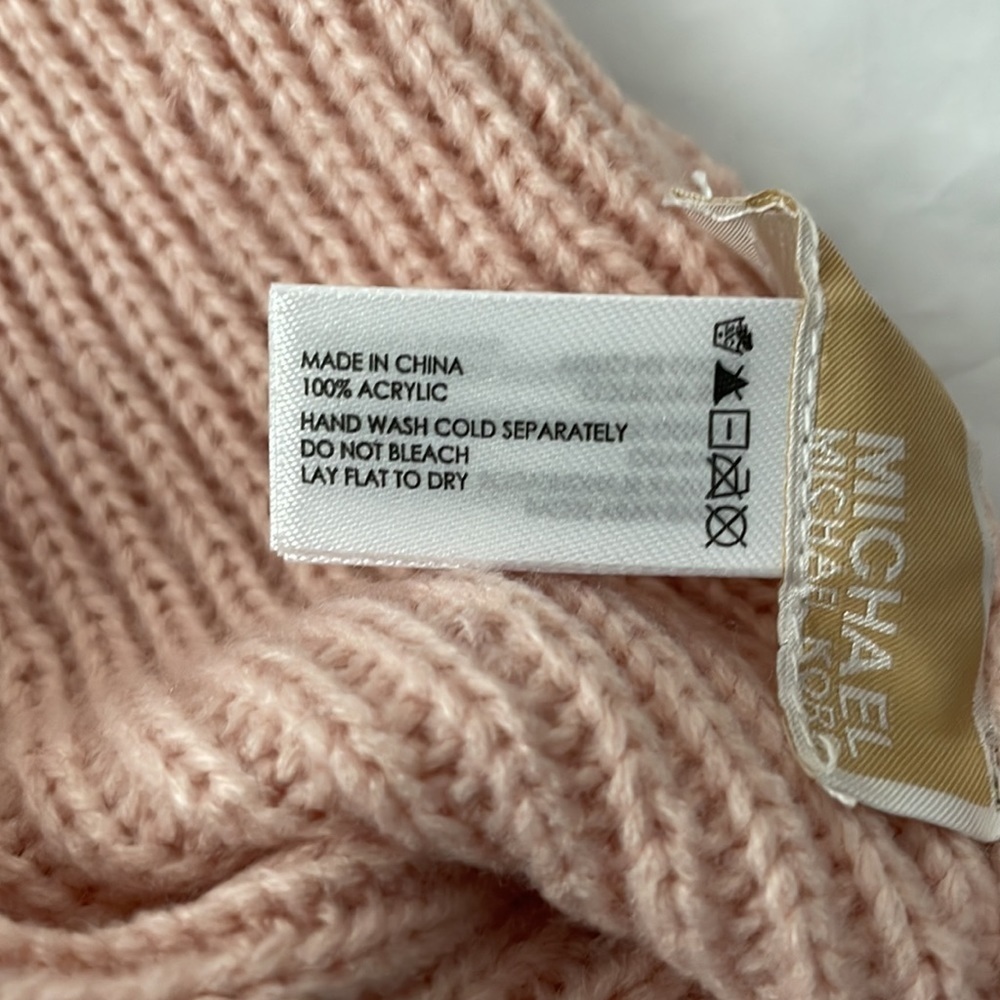 ♥️michael Kors♥️Crystal Embellished Ribbed Hat one size - Picture 5 of 6